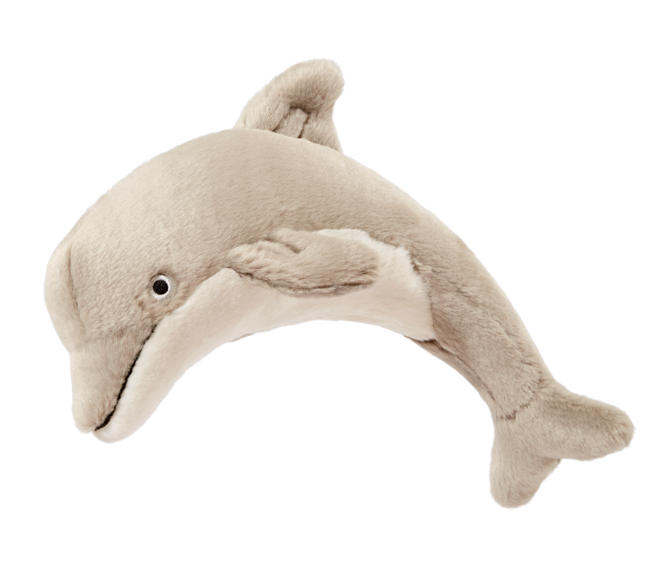 Fluff & Tuff  "Danny Dolphin" Squeaky Plush Dog Toy, Medium