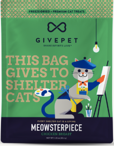 GivePet "Meowsterpiece" Freeze Dried Chicken Cat Treats