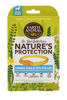 Earth Animal Nature’s Protection™ Flea & Tick Herbal Collar For Medium Dogs