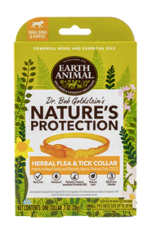 Earth Animal Nature’s Protection™ Flea & Tick Herbal Collar For Small Dogs & Puppies (over 4 months of age)
