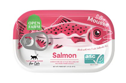 Open Farm Fish Toppers for Cats, Salmon recipe