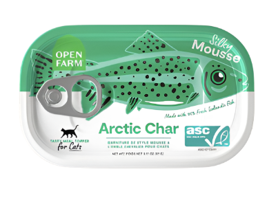 Open Farm Fish Toppers for Cats, Arctic Char recipe