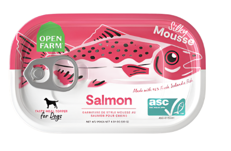 Open Farm Fish Toppers for Dogs, Salmon recipe