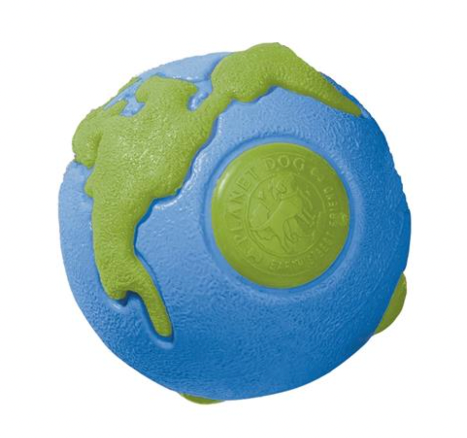 Planet Dog Orbee Tuff "Earth Planet" Treat Dispensing or Fetching Ball