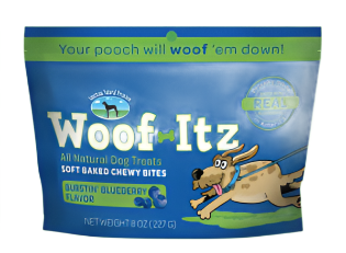American Natural "Woof-Itz" Soft Baked Chewy Bites - Burstin' Blueberry