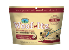 American Natural "Woof-Itz" Soft Baked Chewy Bites - Cravin' Coconut Cranberry