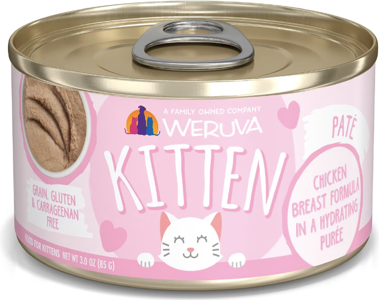Weruva KITTEN Formula, Chicken Breast in a Hydrating Puree Wet Cat Food
