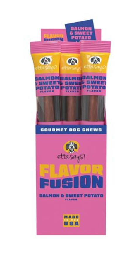 Treat Planet Etta Says! "Flavor Fusion" Dog Chew, Salmon & Sweet Potato flavor