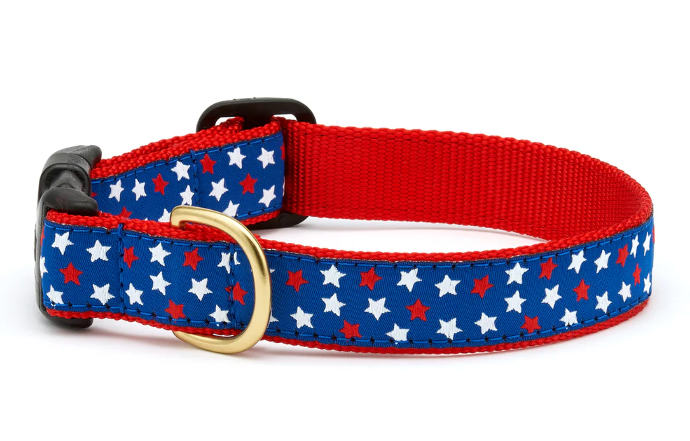 Up Country "New Stars" Dog Collar, Blue