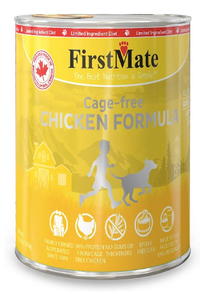FirstMate Limited Ingredient Grain-Free Canned Dog Food, Cage-Free Chicken