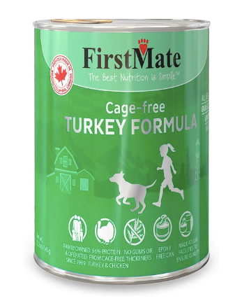 FirstMate Limited Ingredient Grain-Free Canned Dog Food, Cage-Free Turkey