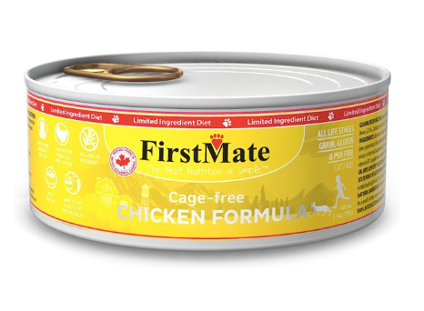 FirstMate Limited Ingredient Grain-Free Canned Cat Food, Cage-Free Chicken