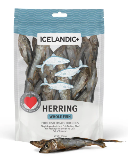 Icelandic Whole Herring Dog Treats