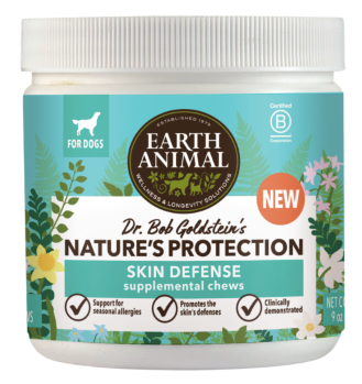 Earth Animal Nature’s Protection Skin Defense Supplemental Natural Soft Chews for Dogs, 90 count, 90 Count