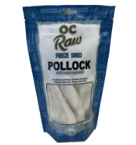 OC Raw Freeze Dried Topper/Treat, Pollock, 3.2 oz