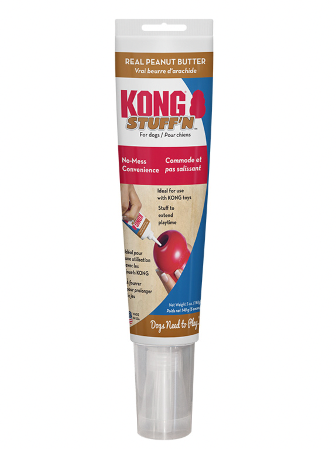 Kong Stuff'n Real Peanut Butter, 5 oz tube