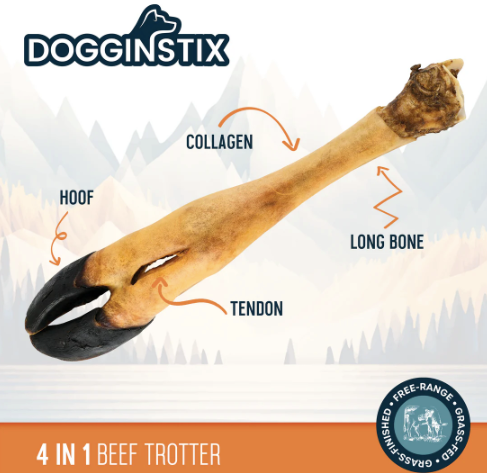 DogginStix Beef Trotter Dog Chew