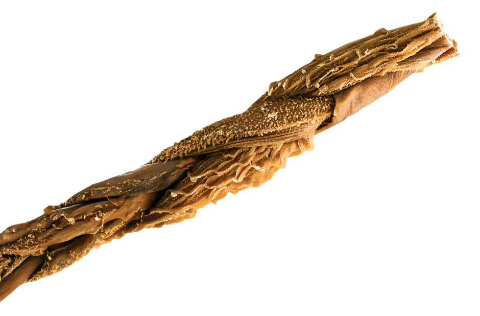 DogginStix Braided Beef Tripe Dog Chew, 12"