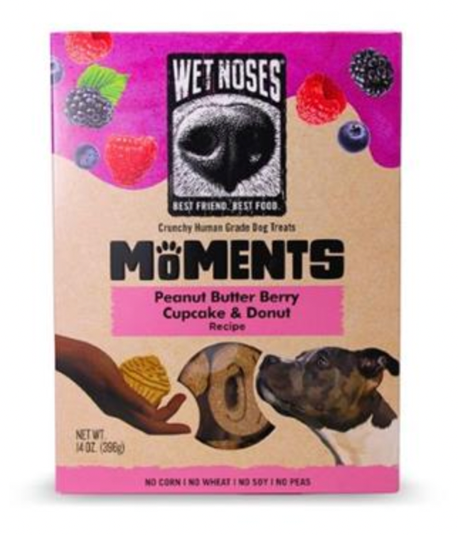 Wet Noses Moments Crunchy Peanut Butter & Blueberry Cupcakes and Donuts Cookies