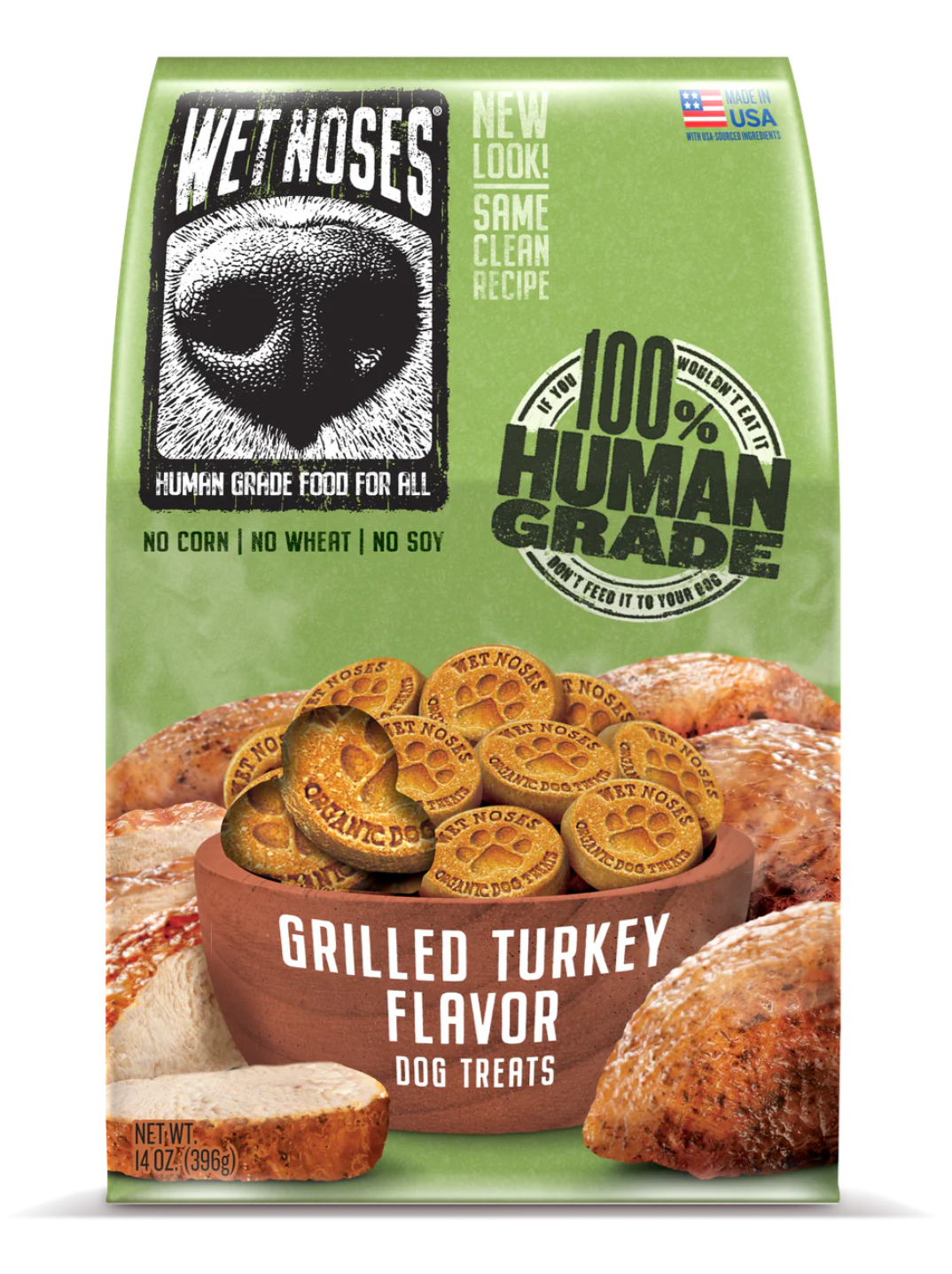 Wet Noses Crunchy Meaty Dog Treats, Grilled Turkey flavor