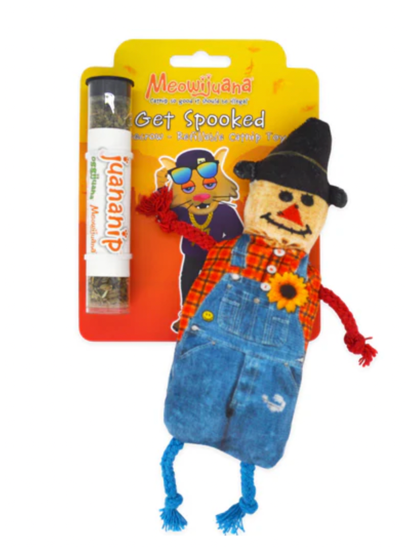 Meowijuana Seasonal - Get Spooked Scarecrow Catnip Cat Toy