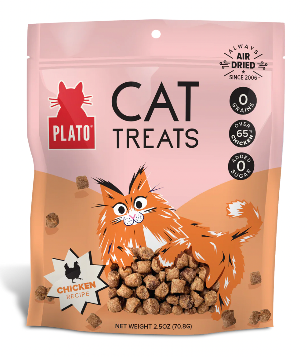 Plato Air-Dried Cat Treats, Chicken