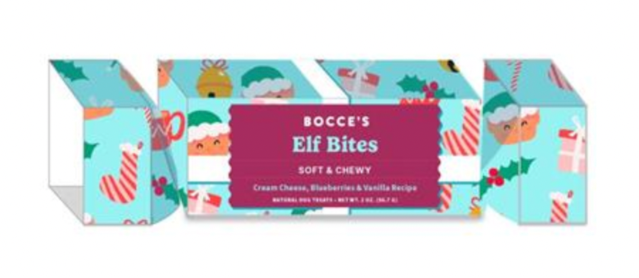 Bocce's Bakery "Elf Bites" Holiday Cracker Soft Dog Treats