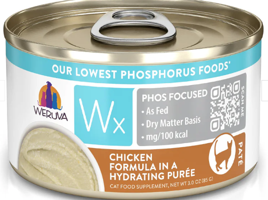 Weruva WX Low Phosphorous Chicken in a Hydrating Puree, 3 oz.