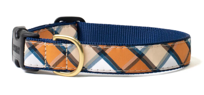 Up Country "Terracotta Plaid" Dog Collar