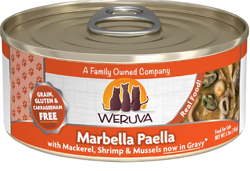 Weruva Classics Marbella Paella Canned Cat Food, 5.5oz CASE, SPECIAL ORDER