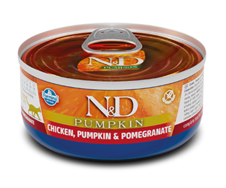 Farmina Canned Cat Food, Chicken Pumpkin Pomegranate, 2.46 oz