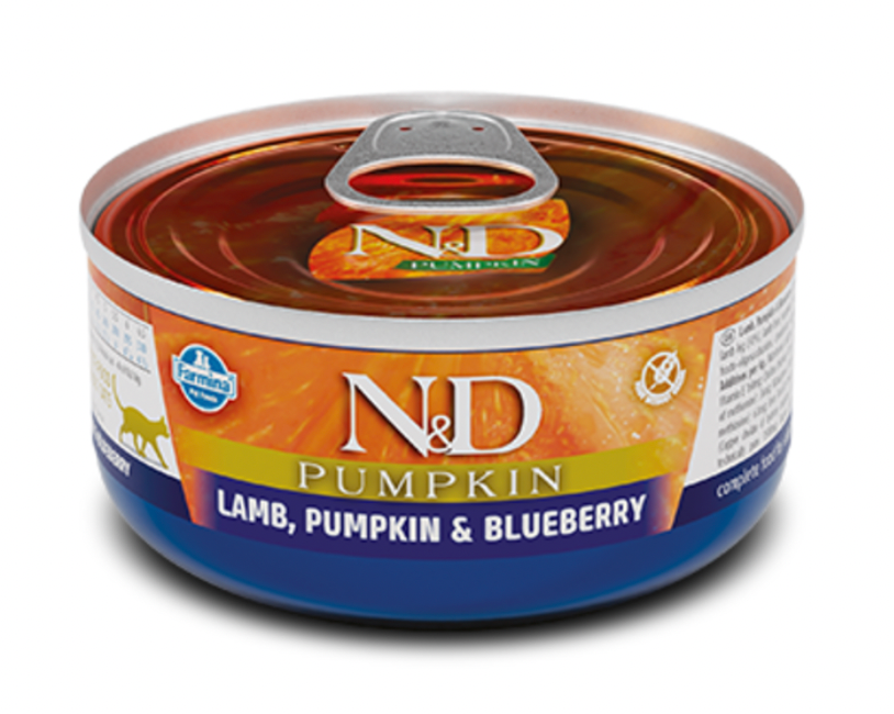 Farmina Canned Cat Food, Lamb Pumpkin Blueberry, 2.46 oz