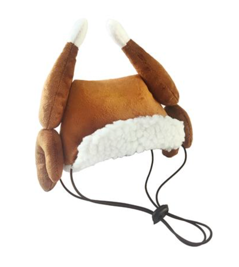 Huxley & Kent "Turkey Tester" Plush Dog Hat, Large