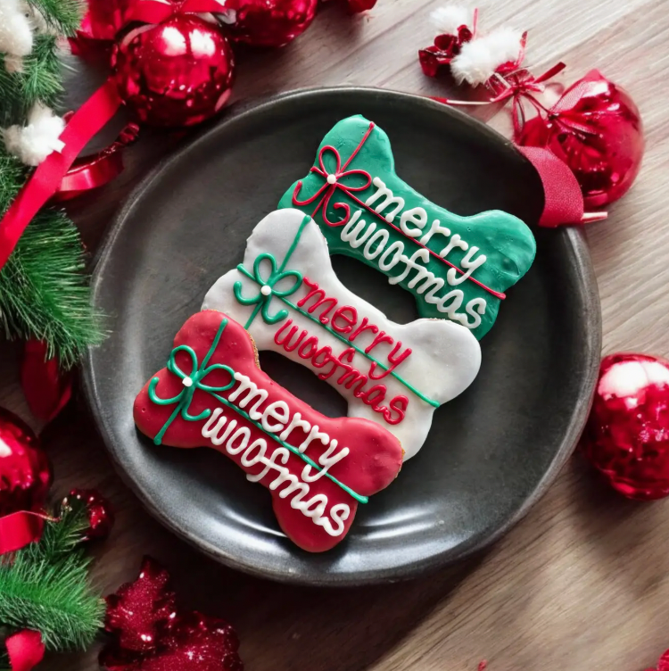 YumYum4Dogs Holiday Bakery Treats, Merry Woofmas Big Bone