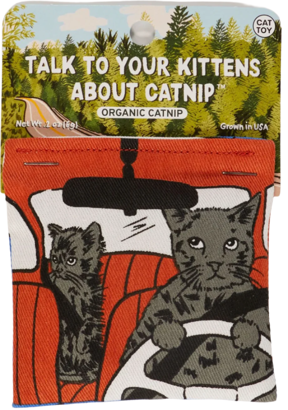 BlueQ Catnip Toy "Talk To Your Kittens About Catnip"