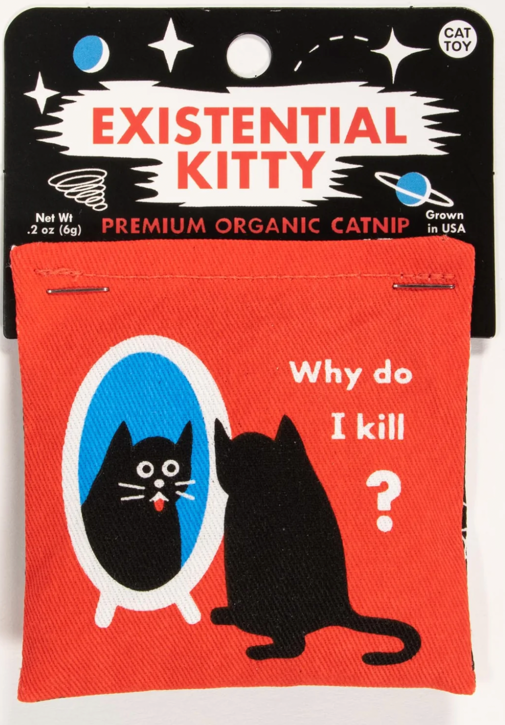 BlueQ Catnip Toy "Existential Kitty"