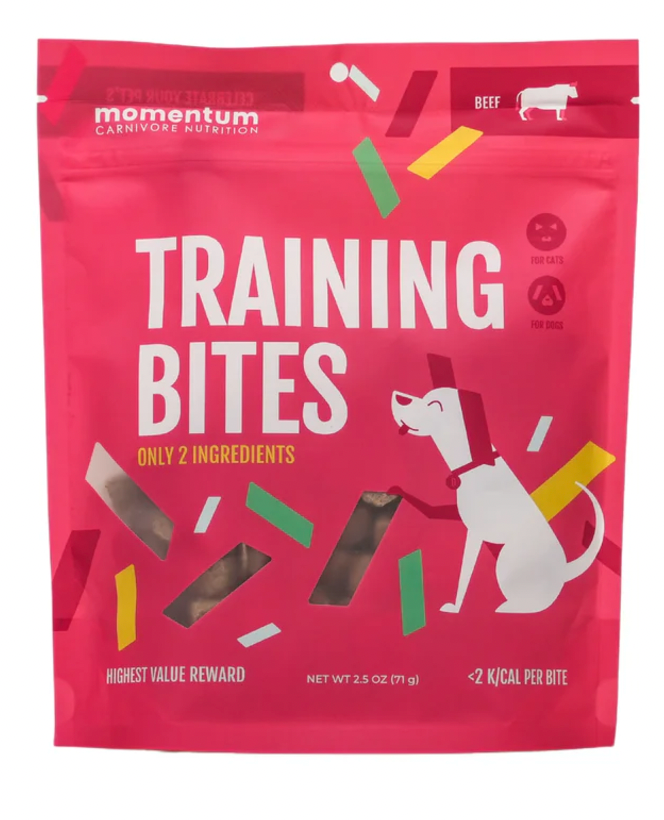 Momentum Training Bites 2.5 oz, Beef