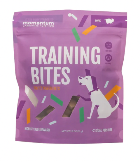 Momentum Training Bites 2.5 oz, Pork