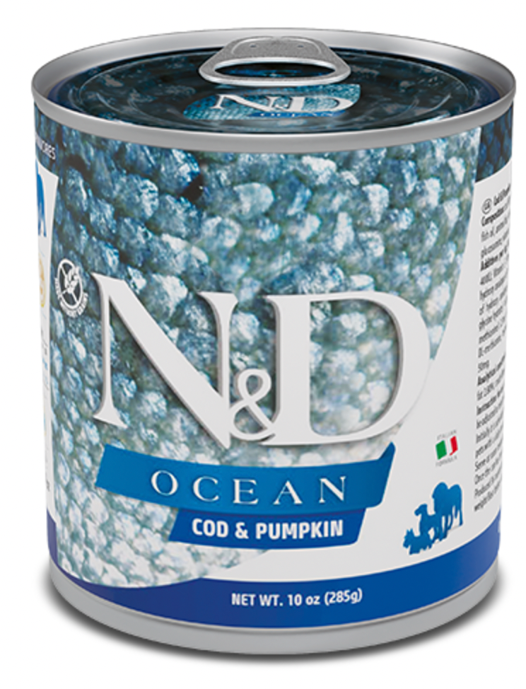 Farmina N&D Ocean Dog Cod Pumpkin Recipe for Dogs, 10 oz