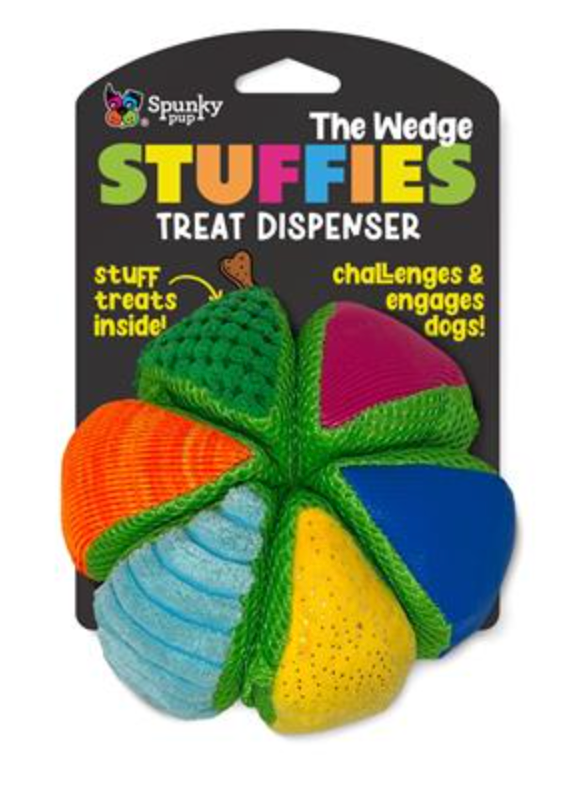 Spunky Pup Stuffies Treat Dispensing Plush - The Wedge