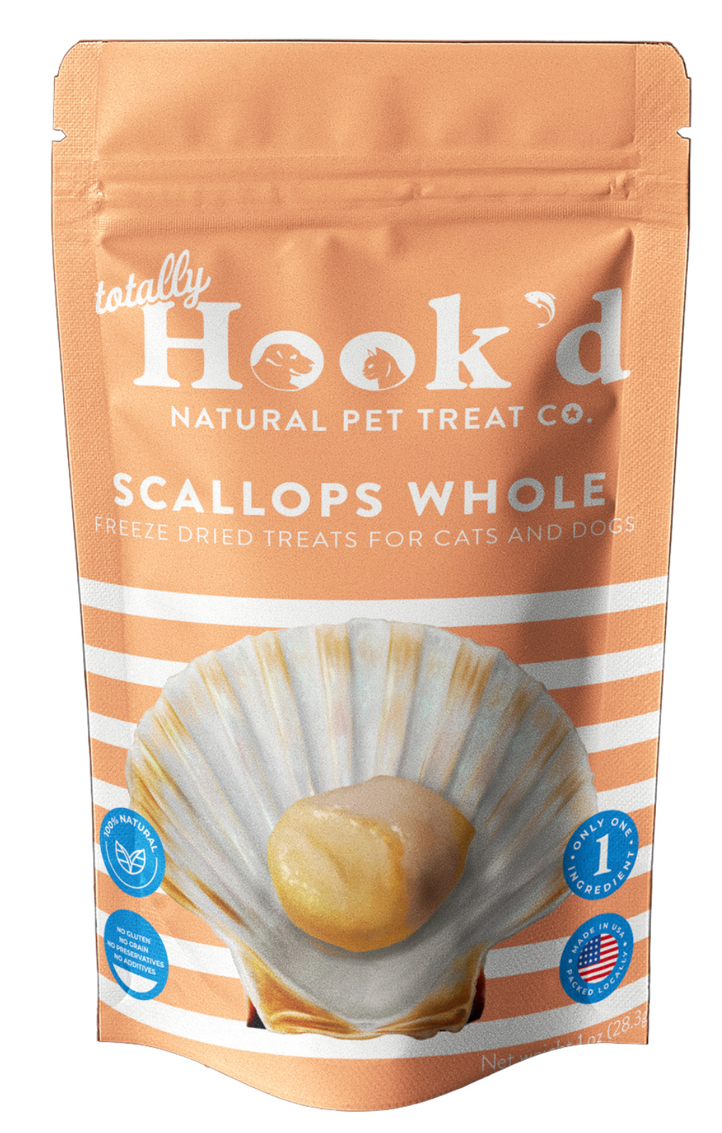 Totally Hooked Freeze Dried Whole Scallops