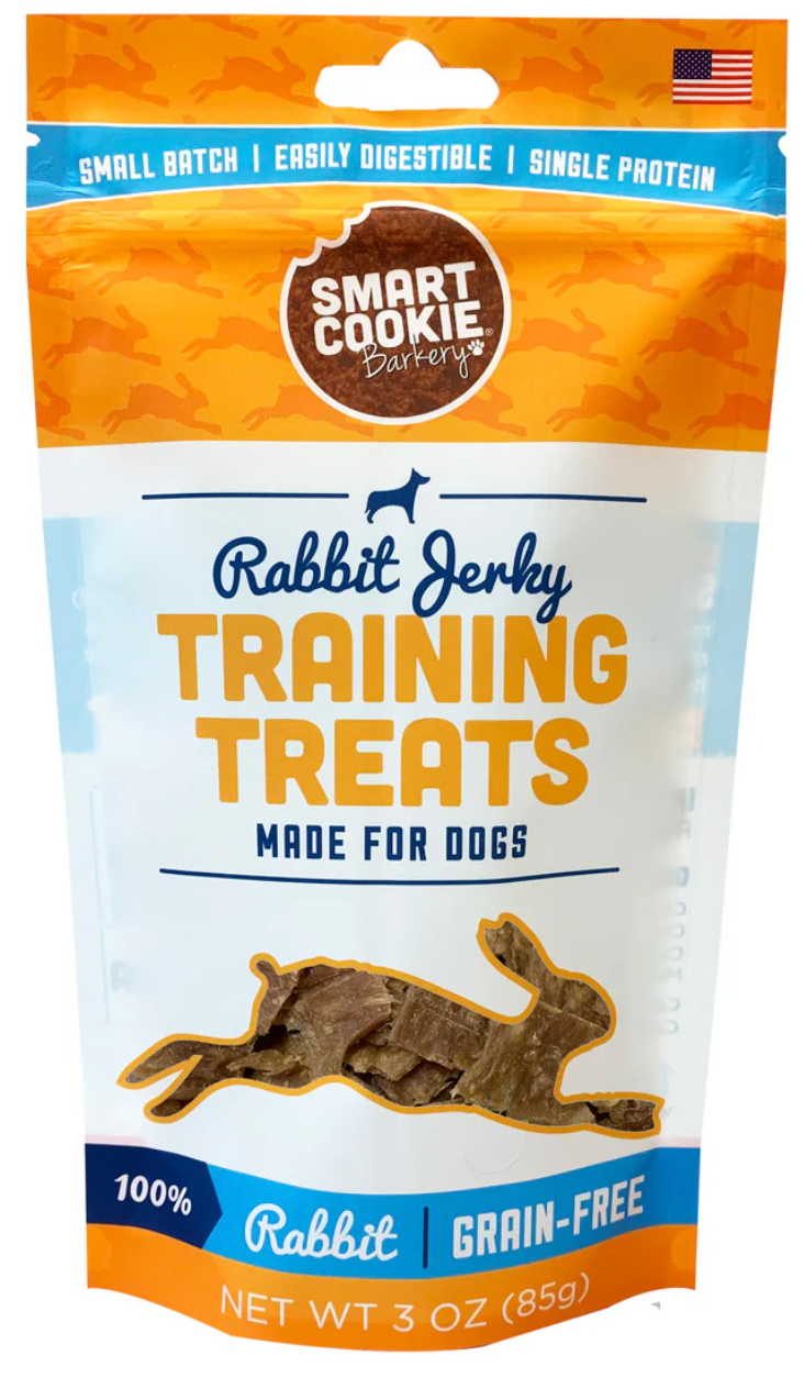Smart Cookie Dog Treats, Rabbit Jerky Training Treats