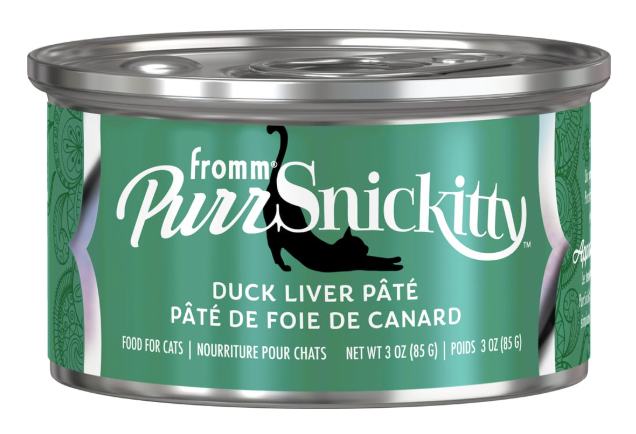 Fromm "Purrsnickity" Dry Cat Food, Duck Liver Pate, 3 oz