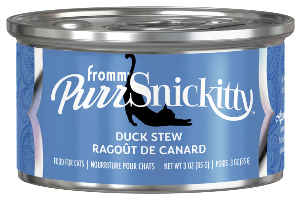 Fromm "Purrsnickity" Dry Cat Food, Duck Stew, 3 oz