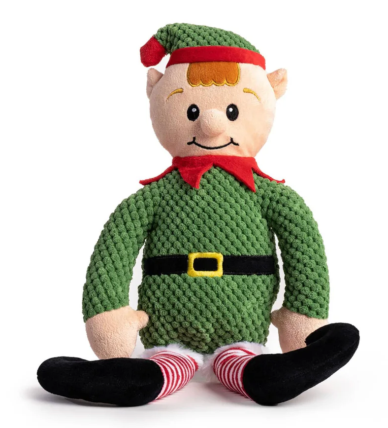 FabDog "Floppies Elf" Plush Dog Toy