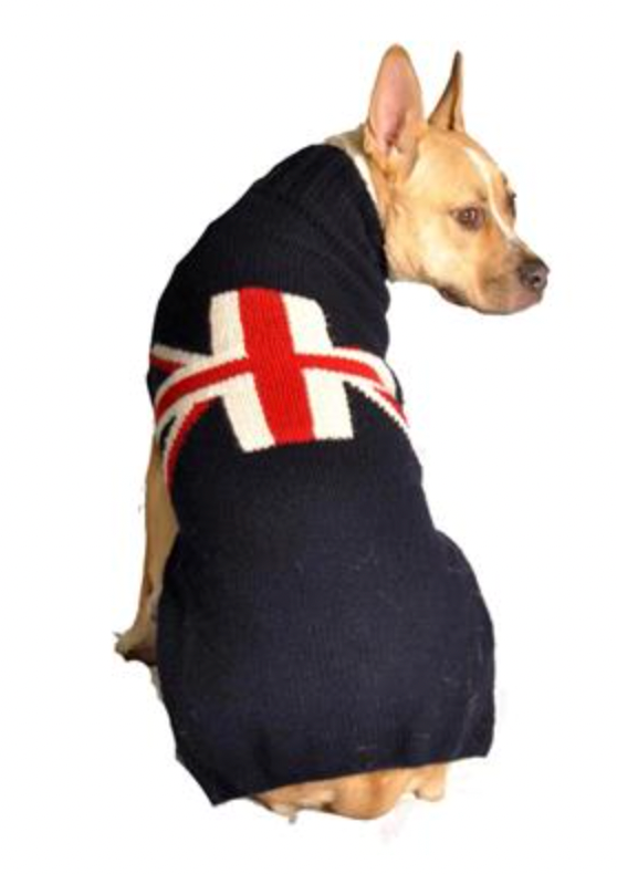 Chilly Dog Union Jack Alpaca Wool Sweater