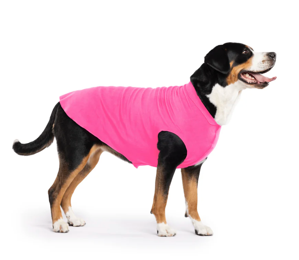GoldPaw Stretch Fleece Sweater, Hot Pink