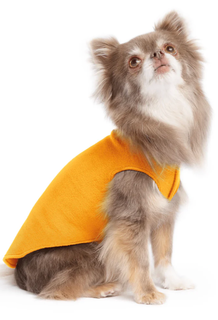 GoldPaw Stretch Fleece Sweater, Cheddar