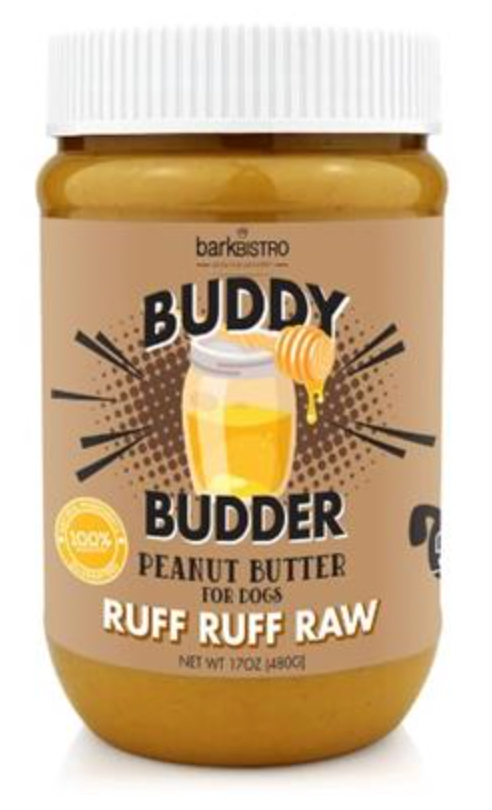 Bark Bistro Buddy Budder, Ruff Ruff Raw Peanut Butter