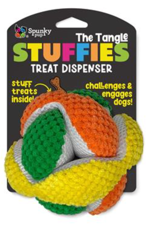 Spunky Pup Stuffies Treat Dispensing Plush - The Tangle